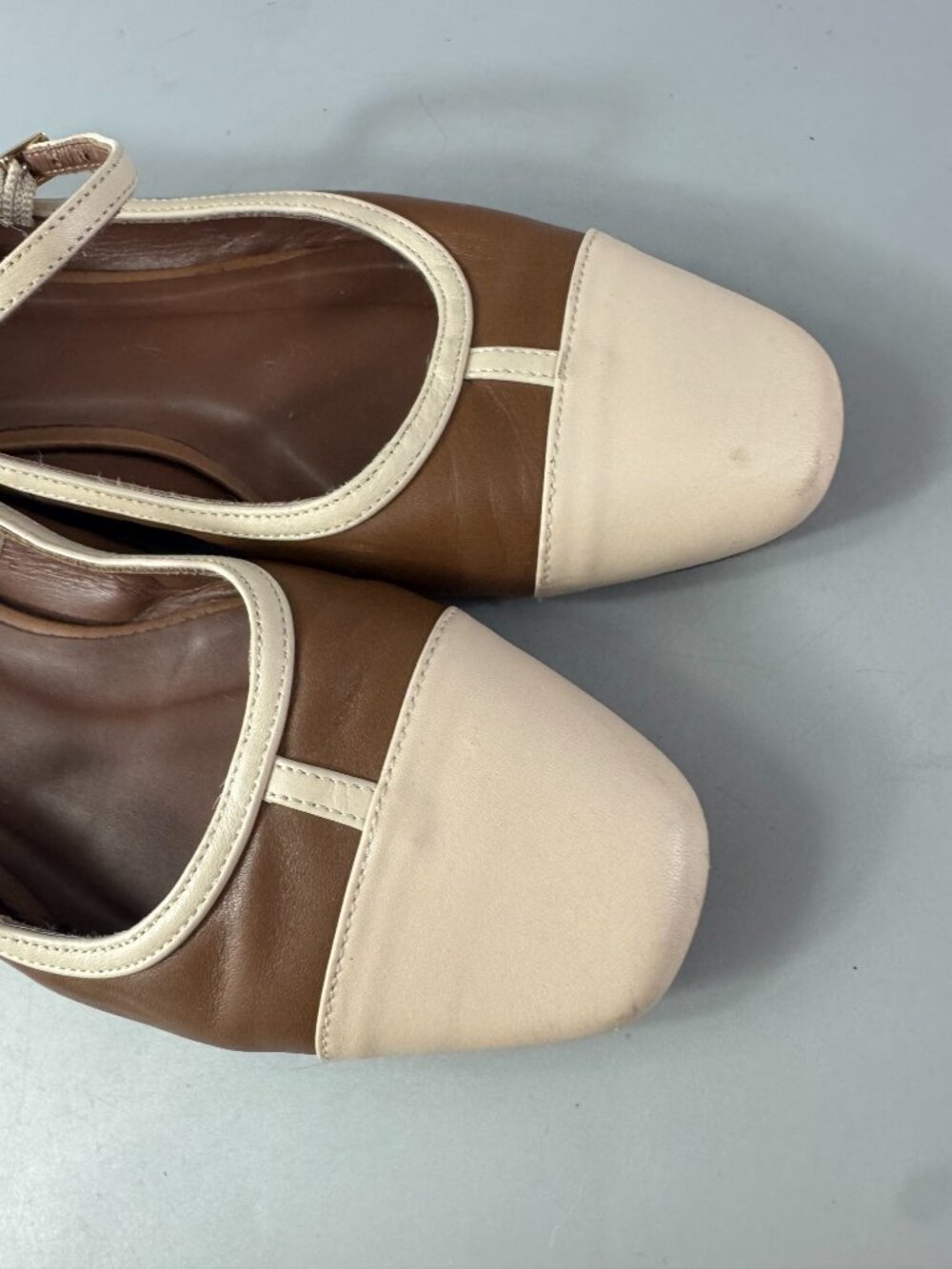 alohas Agate Retro Tan Ballet Flats, Size 39, US 8 - Picture 11 of 16